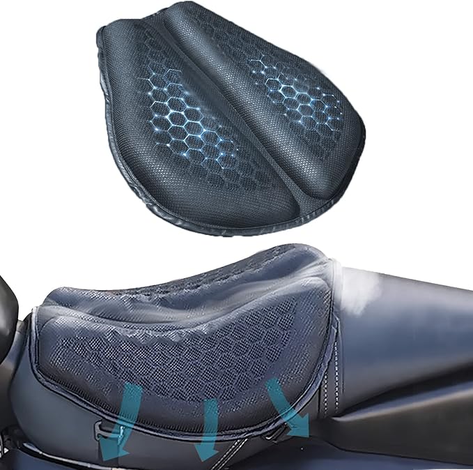 Coussin de confort pour selle moto