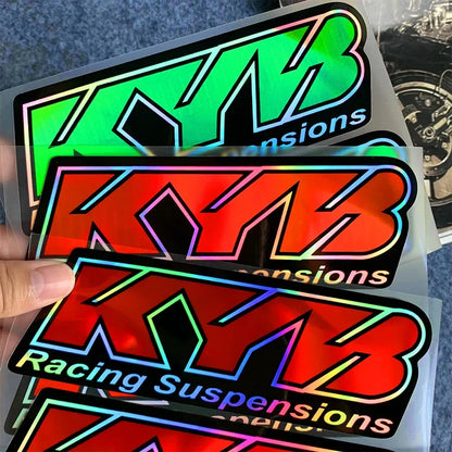 Autocollants de suspension de moto pour KTM, Yamaha, Honda, CBR, Suzuki, Kawasaki, DucSau, décalcomanie de fourche Showa, KYB WP, logo de vélo, motocross, 2 pièces