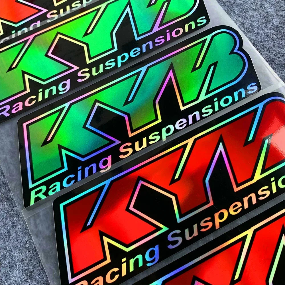 Autocollants de suspension de moto pour KTM, Yamaha, Honda, CBR, Suzuki, Kawasaki, DucSau, décalcomanie de fourche Showa, KYB WP, logo de vélo, motocross, 2 pièces
