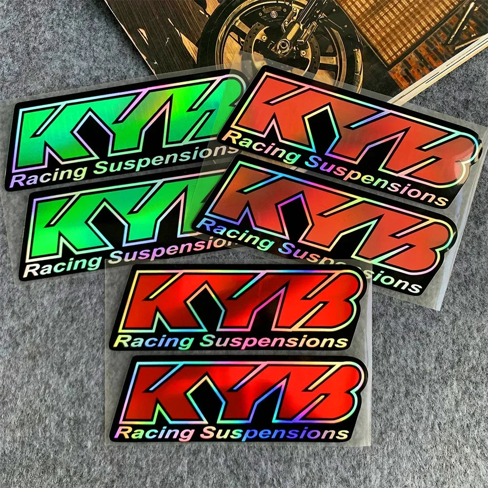 Autocollants de suspension de moto pour KTM, Yamaha, Honda, CBR, Suzuki, Kawasaki, DucSau, décalcomanie de fourche Showa, KYB WP, logo de vélo, motocross, 2 pièces