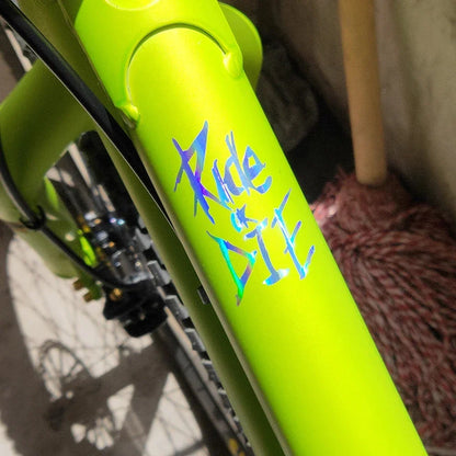Autocollants imperméables pour cadre de vélo ou VTT, décalcomanies décoratives pour tube supérieur de vélo, accessoires de moto